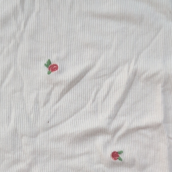 Wild Fable Cream Ribbed Top - Picture 3 of 3